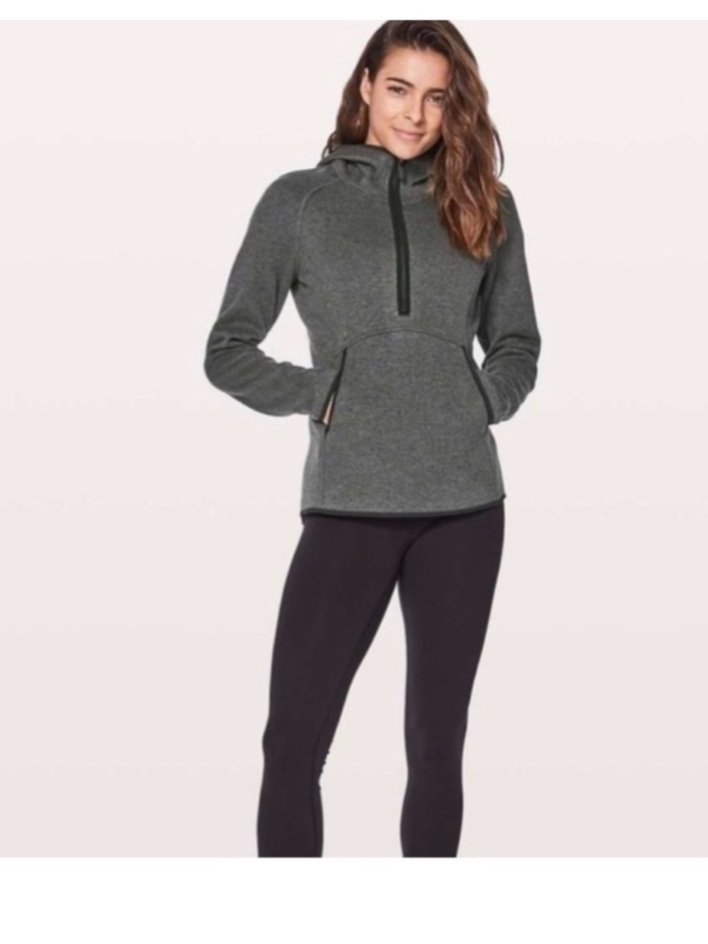 lululemon athletica Black Fleece Quarter-Zip Hoodie